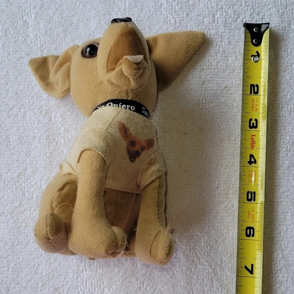 Taco Bell Chihuahua Plush Toy  wearing T-shirt plushie - Picture 11 of 14